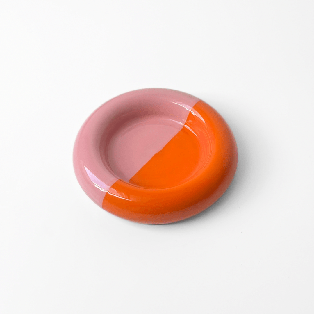 Tino Untertasse Orange-Rosa