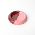 Tino Untertasse Rosa-Burgunder