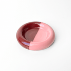 Tino Untertasse Rosa-Burgunder