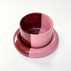Tino Set Burgunder-Rosa
