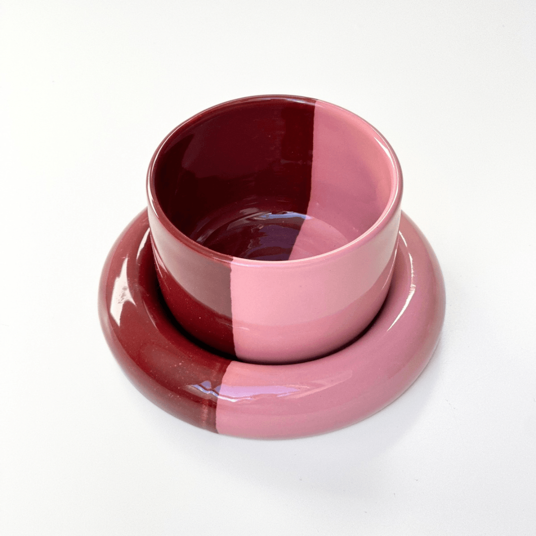 Tino Set Burgunder-Rosa